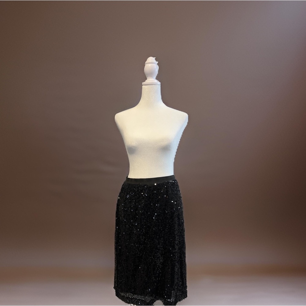 Sequin Black Skirt